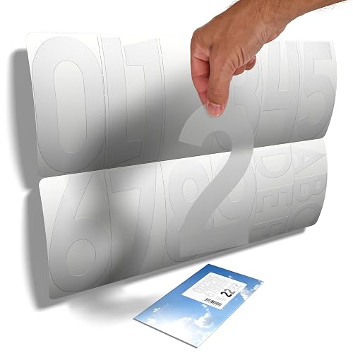 11 Grands chiffres autocollants (19 cm) et 6 lettres — imaggge.com