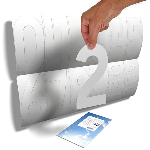 11 Grands chiffres autocollants (19 cm) et 6 lettres — imaggge.com