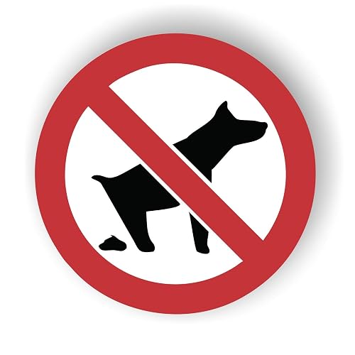 6 Autocollants Chien Interdit — imaggge.com