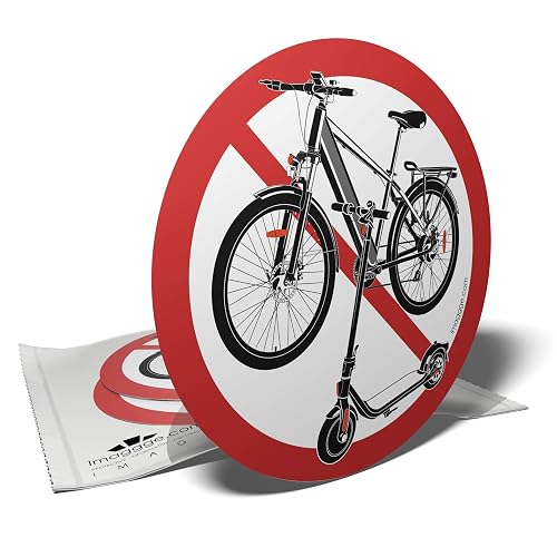 Autocollant interdit aux vélos et trottinettes — imaggge.com