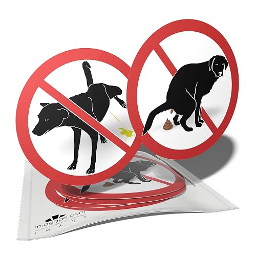 Autocollants d'interdiction Pipi et Caca/Crottes de chien — imaggge.com
