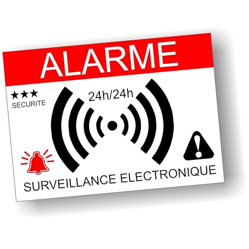 Autocollants dissuasifs Alarme — imaggge.com