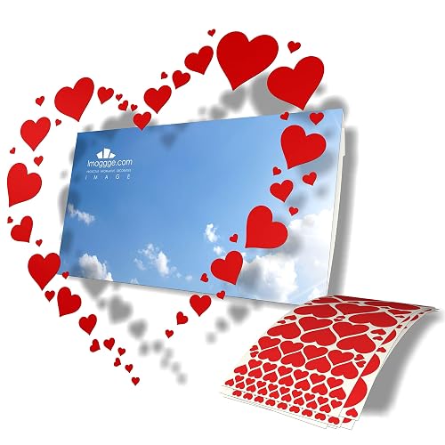 Autocollants en forme de Coeur à disposer selon vos souhaits ou  — imaggge.com