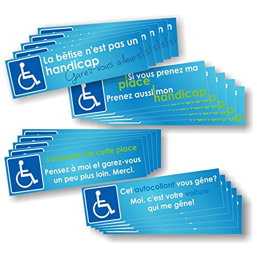 Autocollants Place réservée Handicapé — imaggge.com