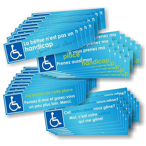 Autocollants Place réservée Handicapé — imaggge.com