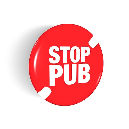 Lot de 2 Autocollants Stop PUB — imaggge.com