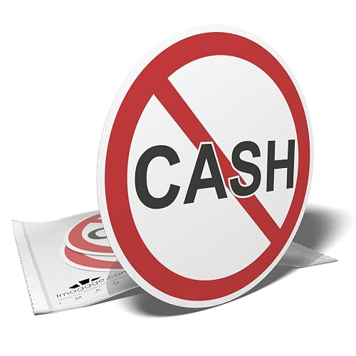Lot de 3 Autocollants "No Cash" — imaggge.com
