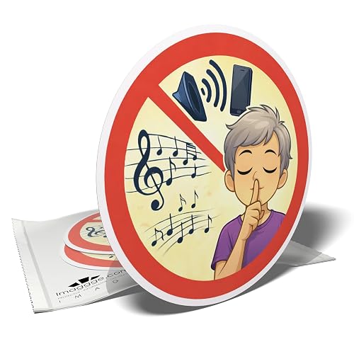 Lot de 3 Autocollants Silence — imaggge.com