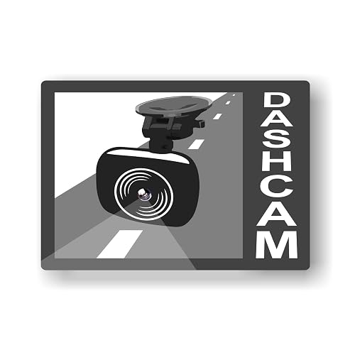 Lot de 4 Autocollants caméra dashcam rectangulaire — imaggge.com