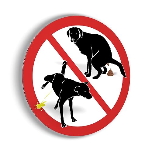 Panneau d'interdiction Pipi, Caca, Crottes de chien — imaggge.com