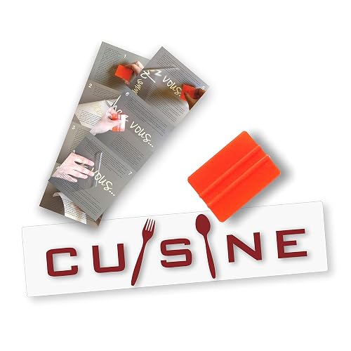 Sticker Mural Cuisine (Sticker rougeromance) — imaggge.com