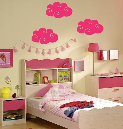 Sticker Mural Nuages XXL (Sticker Bleu océan) — imaggge.com