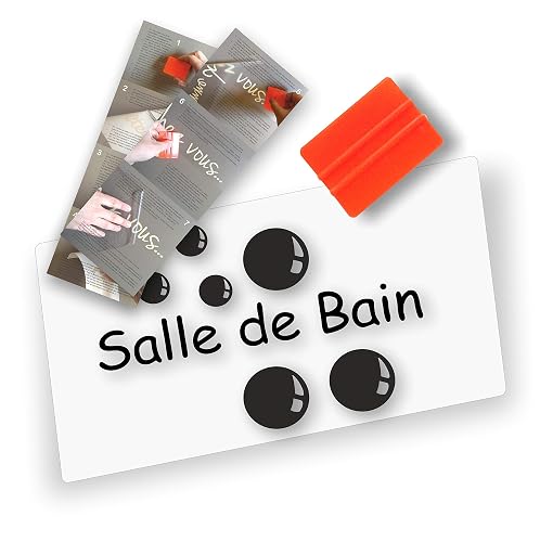 Sticker Mural Salle de Bain (Sticker Noir) — imaggge.com